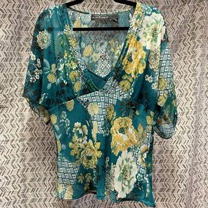 2 piece cami/blouse L